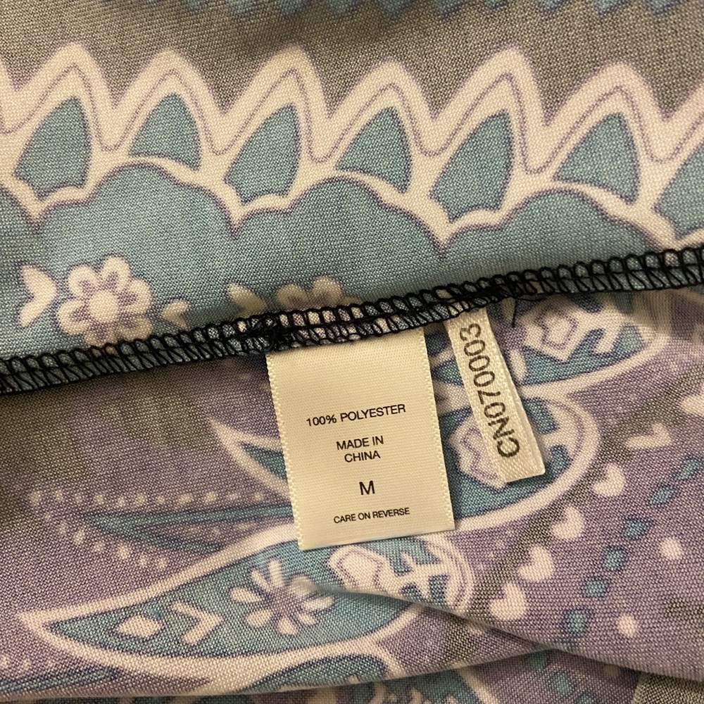 New York & Company Blue and Black Midi Dress - Picture 15 of 16